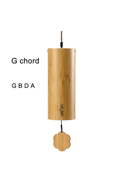 choice2 8-4 G Winter Wind Chimes Bamboo Chord Handmade Musical Windchime Outd...
