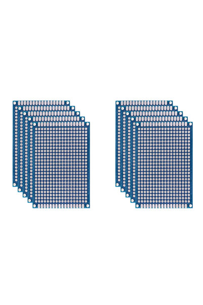 Choice6 5x 7 10PCs 5/10PCS PCB Board Prototype Board Blue 2x8/3x7/4x6/5x7/7x9...