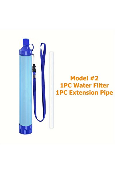 Choice فلتر مياه شخصي خارجي سعة 10000 جالون، خفيف الوزن للغاية 0.01 ميكرون، ن...