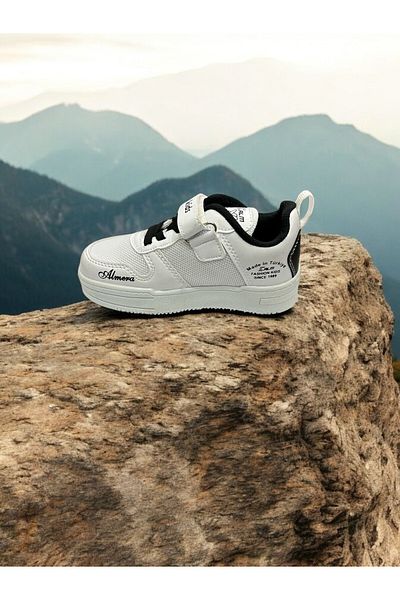 iskarpino Pantofi sport casual pentru copii, cu ochiuri de plasă, cu șireturi, cu velcro