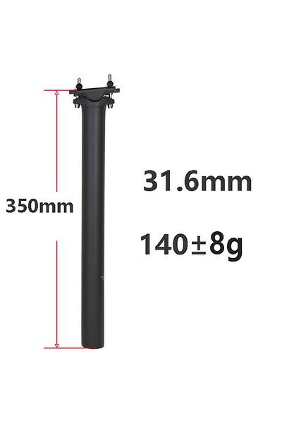 ELITA ONE 31.6x350mm ELITA ONE Carbon Seat Post 25.4/27.2/30.9/31.6 MTB/Road Bike Seatpost Ultralight 130g 6