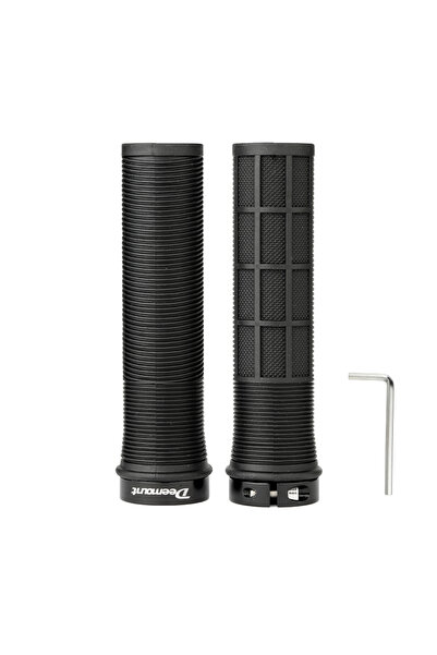 Choice Black Deemount TPR Bicycle Handlebar Grips Anti-skid Bar End Comfy Han...