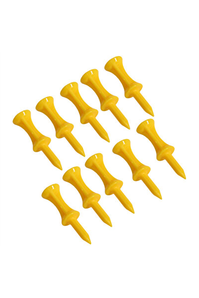 Choice 43 مم أصفر 50 قطعة/عبوة من أوتاد الجولف الاحترافية 25 مم - 51 مم قلعة ...