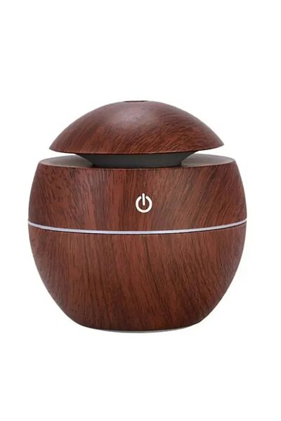 Choice Deep wood USB Ultrasonic Cool Mist Sprayer Essential Oil Fragrance Mini Home Wood Grain Air Humidifi