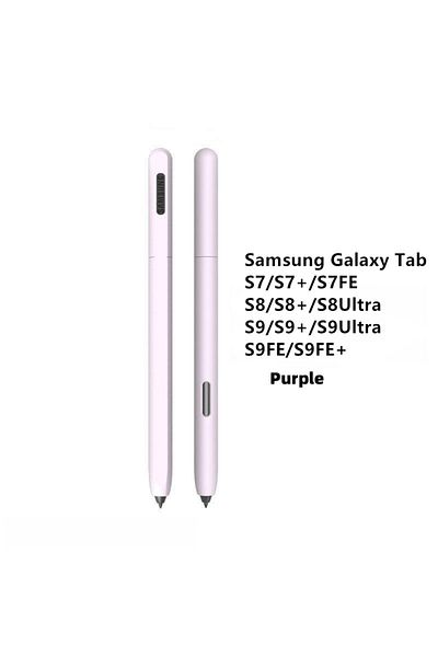 Choice S7-purple Silicone Pencil Case Tablet Touch Stylus Pen Cover Solid Color for Samsung Galaxy Tab S6 L