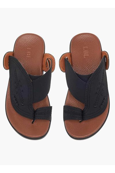 LBL by Shoexpress Embroidery Detail Slip-On Arabic Sandals