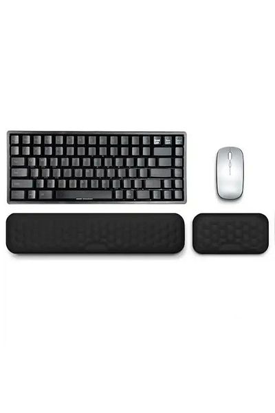 Choice STHei3615 Keyboard Pad Set Memory Foam for Office Computer Laptop Easy Typing Pain Relief Keyboard W