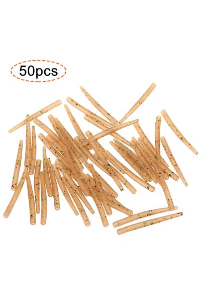 Choice 38mm 50pcs Lixada 30pcs/lot 54mm Anti Tangle Rubber Sleeves Connect with Fishing Hook Carp Coarse fo