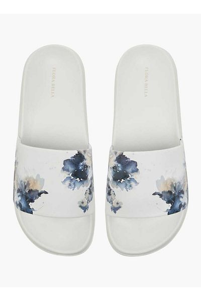 Flora Bella by Shoexpress Flora Bella Slip-On Printed Slides