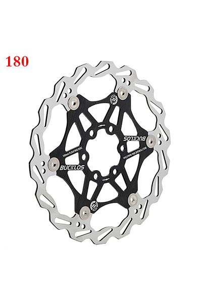Choice 1PC 180mm Black 2PC BUCKLOS Bicycle Disc Brake 160/180/203 Bike Floating Rotors Stainless Steel Moun