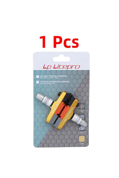 Choice Golden 1Pcs LP Litepro Folding Bicycle Brake Pads For DAHON 412/P8 Wear-resistant Rubber BMX 451 20