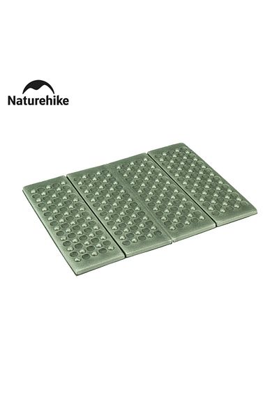 Naturehike سجادة تخييم خضراء من Naturehike خفيفة الوزن قابلة للطي وصغيرة الحجم وقابلة للحمل ووسادة نزهة قابلة للطي وخيم للنوم