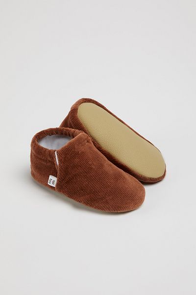BabyZilla Non-Slip Sole Corduroy Baby Booties Organic Cotton Lining Home Boots Slippers Nursery Shoes