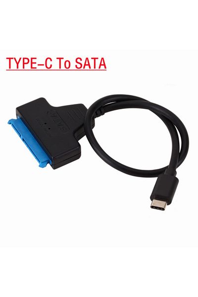 PzzPss TYPE-C SATA to USB 3.0 / 2.0 Cable Up to 6 Gbps for 2.5 Inch External HDD SSD Hard Drive SATA 3 22 P
