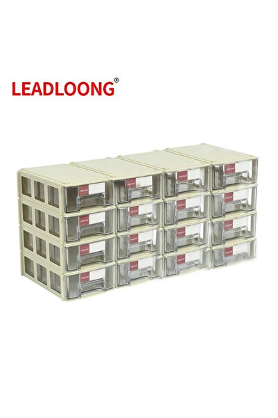 choice2 White-16 Pack LEADLOONG 8/16pcs 14x9x4cm/5.5x3.5x1.5Inch Screw Parts ...