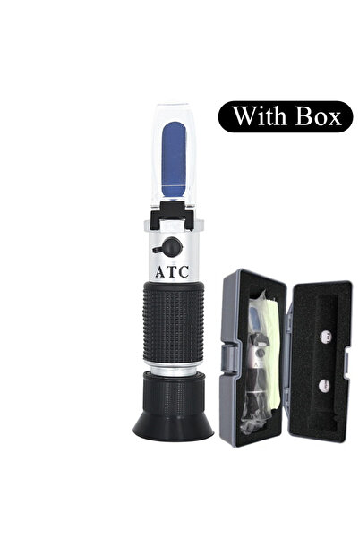 Choice مع صندوق، جهاز قياس انكسار الملوحة المحمول باليد 0-100% مقياس ملوحة 1.000-1.070SG ملوحة مياه البحر