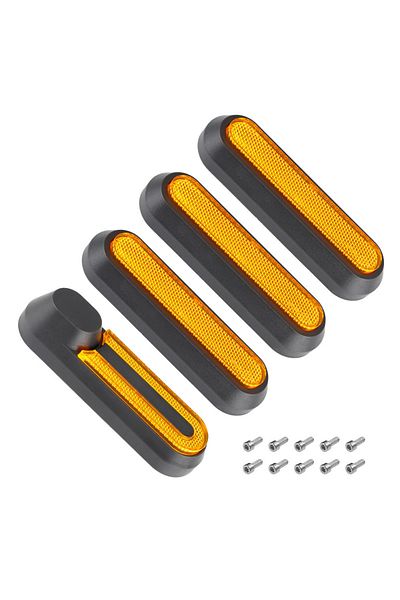 Choice Black Orange New Wheel Cover Hub Cap Protective Shells Reflective Stickers for Xiaomi Mi 1S Pro 2 M3