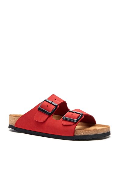 Comfortfüsse بالي - شبشب مزدوج النطاق بنعل تشريحي من الجلد الطبيعي (جلد نوبوك...