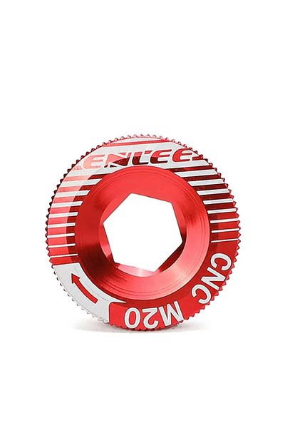 Choice M20 red ENLEE Bike Crank Cover Crank Screw Aluminum Alloy Mountain Bike Color M18 M20 Compatible Wit