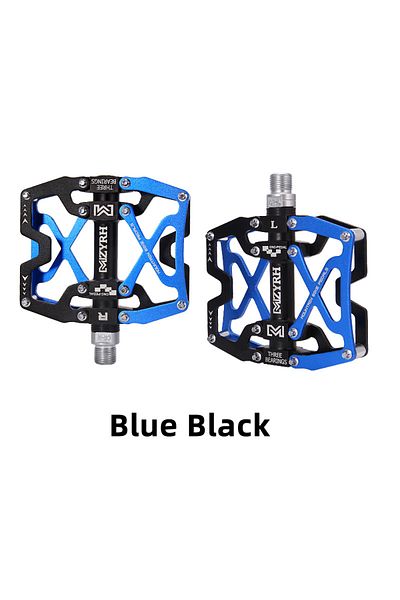 MZYRH Y06-Blue Black MZYRH 3 Bearings Bicycle Pedals Ultralight Aluminum Road Bmx Mtb Pedals Non-Slip Wa