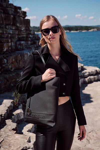 U.S. Polo Assn. Geantă de umăr pentru femei neagră-neagră Us8220 Exclusiv online