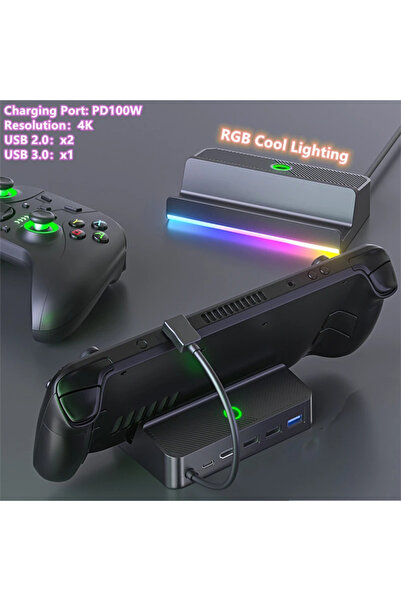 Choice With USB 2.0 Port For Steam Deck 4K HDMI-Compatible RGB Video AdapterTV Video Converter Portable Cha