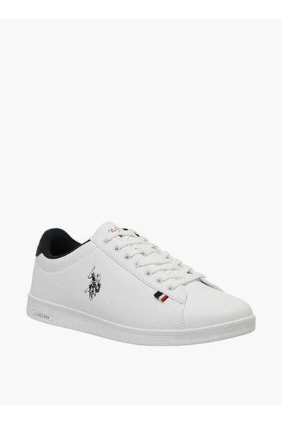 U.S. Polo Assn. U.S. Polo Assn Men's Logo Detail Lace-Up Sneakers