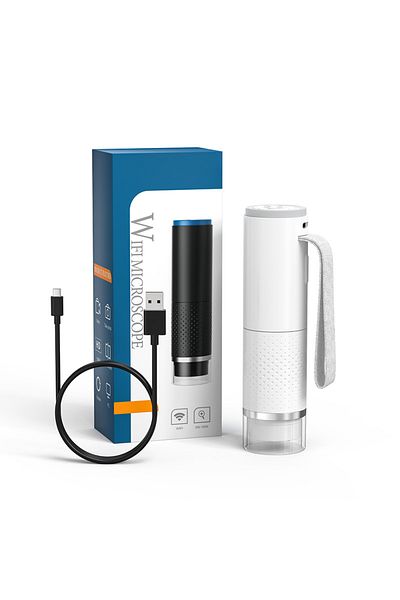 Choice 1000X White Wireless Digital Microscope 50X-1000X Magnification Wifi Endoscope Camera Handheld Micro