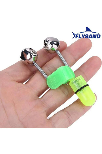 Choice جهاز إنذار لدغة الأسماك من FLYSAND باللون الأخضر، جهاز إنذار إلكتروني ...