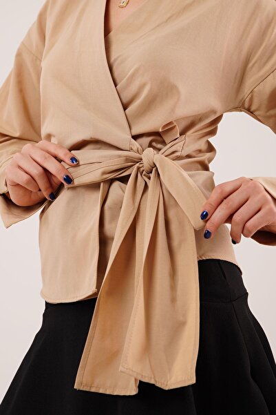 Hipo Trend Двуредна риза с връзки отстрани