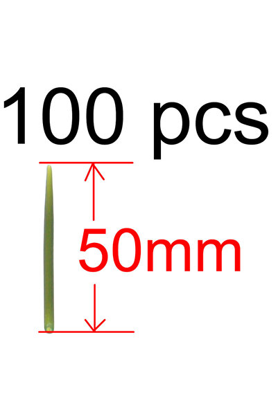 Choice 50 مم 100 قطعة من ملحقات صيد سمك الشبوط أكمام مضادة للتشابك محاذاة الخ...