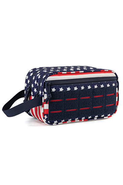 Choice Star Spangled Tactical Toiletry Bag For Men/women Hygiene Bag Tool Molle Pouches Small Hanging Dopp