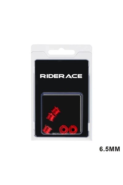 Choice 6.5MM أحمر RIDERACE 5 قطع مسامير سلسلة دراجة مزدوجة / مفردة CNC سبائك ...