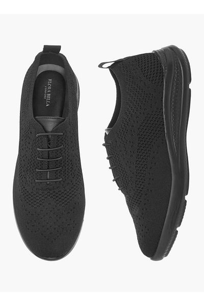 Flora Bella by Shoexpress Flora Bella Textured Sneakers with Elasticated Laces