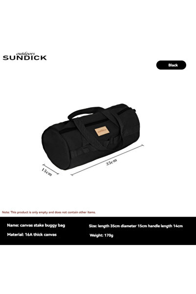 Choice حقيبة حمل خارجية سوداء اللون، حقيبة تخييم، جراب أدوات مائدة، حقيبة يد ...