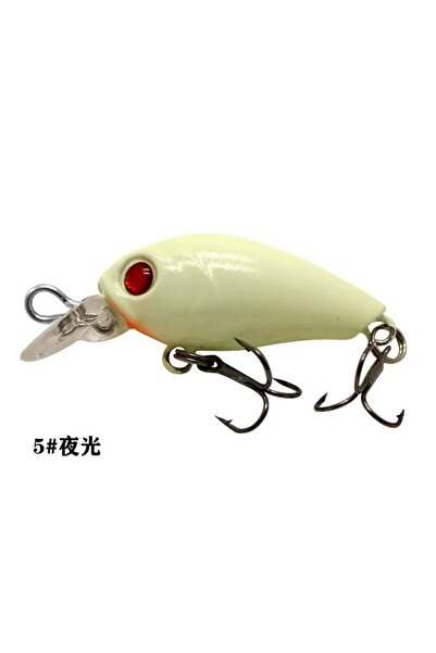 Choice اللون 5 4.8 سم 3.8 جرام طُعم صناعي صغير من البلاستيك الصلب للغوص العمي...