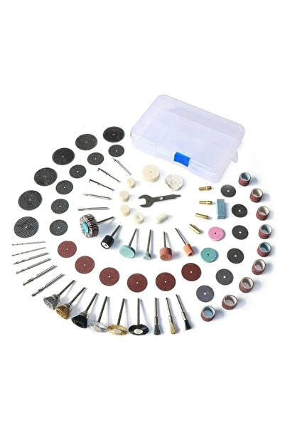 Choice1 طقم ملحقات أدوات دوارة مع علبة لدريمل - 75 قطعة من عجلات التجليخ، وري...