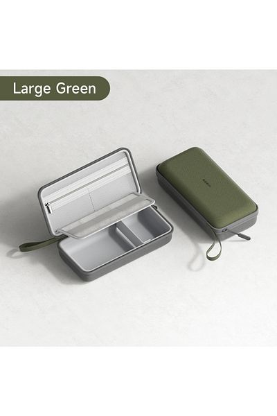 Choice Large Green Hagibis Electronic Organizer Travel Cable Organizer Bag Pouch Portable Carry Case for Ca