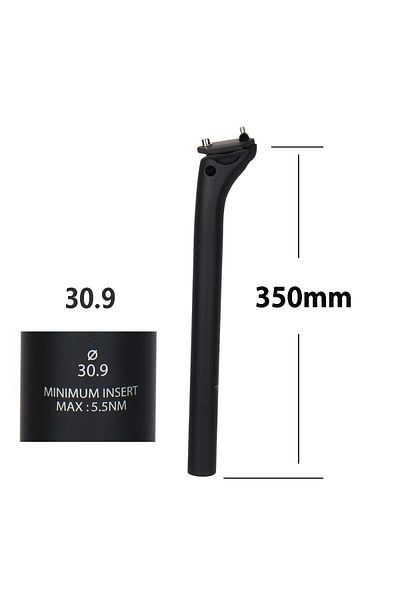 ELITA ONE 30.9x350mm Elitaone Mtb Carbon Seat Post 20mm Offset 25.4-31.6mm Clamp 350-450mm Length Mountain/roa