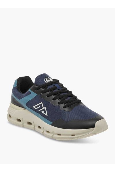 Oaklan by Shoexpress Mesh Panelled Sports Shoes with Lace-Up Closure
