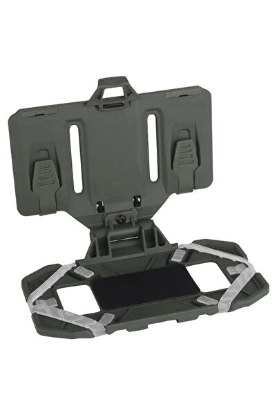 Choice Green Tactical Vest Phone Holder Foldable Cell Phone Board Plate Molle Carrier Board Molle Mount For