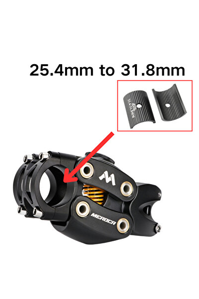 Choice1 25.4mm to 31.8mm MEROCA MTB Mountain Bike Suspension Stem 90MM Off-Ro...