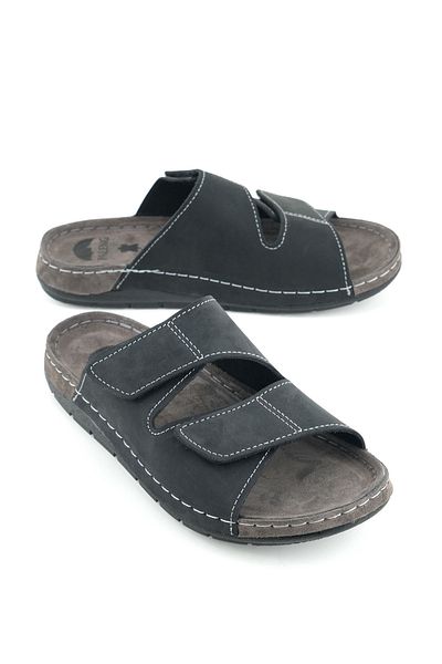 Paleng Gezer Paleng Men's Summer Inner Outer Genuine Leather Daily Slippers