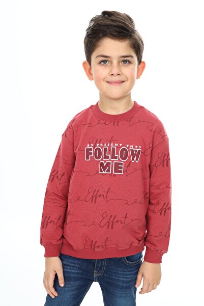 Toontoy Băiatul Follow Me cu imprimeu Swea tricou