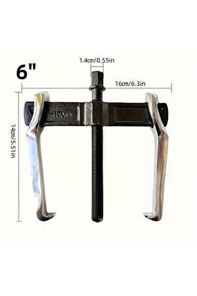 Choice1 6 inch puller 1-Pack 4/6/8 Inch Two-Jaw Puller Bearing Release Lifter...