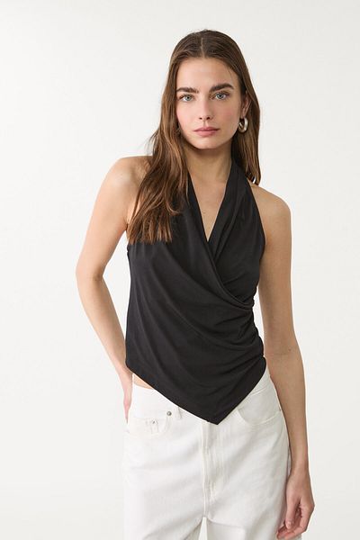 Stradivarius Draped crossover top