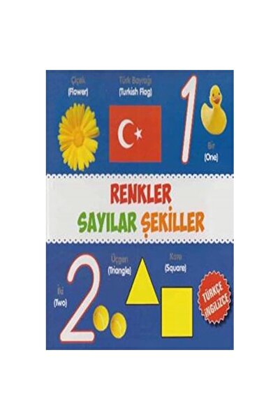 Parıltı Yayıncılık Colors Shapes Numbers - Educational Learning Board Books