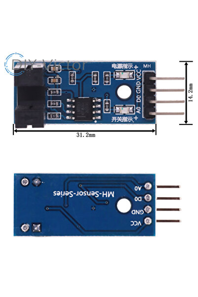 Choice10 Narrow body Slot Type IR Optocoupler Speed Sensor Module 3.3V-5V Cou...