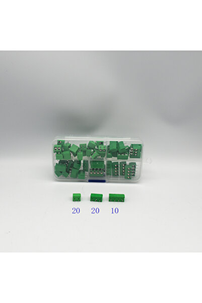 Choice1 50 قطعة خضراء، 50 قطعة/علبة، دبابيس مستقيمة بمسافة 5.0 مم، موصل طرفي ...