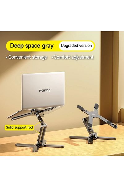 Choice Gery Mc N86 Laptop Stand 360°rotating Portable Notebook Bracket Heat Dissipation Folding Aluminum Ho